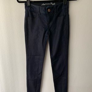 American Eagle Outfitters Jeans - American Eagle Cropped Stretchy Shimmer Jogging American Eagle Outfitters Jeans - American Eagle Cropped Stretchy Shimmer Jogging